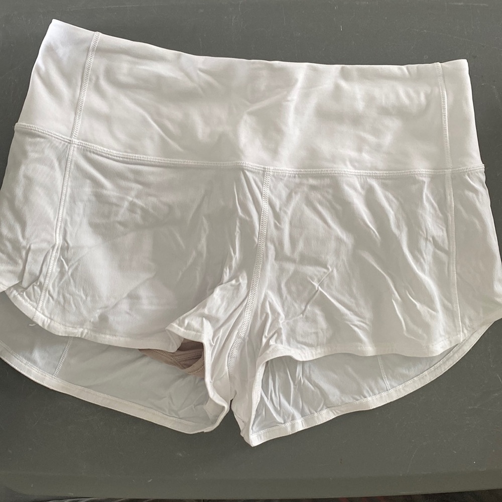 Lululemon High rise speed up shorts 2.5” size 8